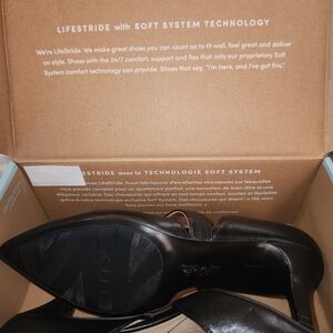 Life Stride Women's Black Heels with Soft System Technology